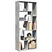 Libreria Divisorio Grigio Cemento 67x25x161,5 cm in Truciolato - Foto miniatura 2