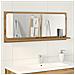 Specchio da bagno  Artisian Oak 90x10,5x37 cm in legno ingegnerizzato - Foto miniatura 2