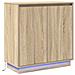 Credenza Rovere Sonoma 71 x 34.5 x 75 cm Legno multistrato - Foto miniatura 1