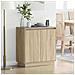 Credenza Rovere Sonoma 71 x 34.5 x 75 cm Legno multistrato - Foto miniatura 2