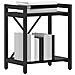 Libreria Rovere nero 40 x 30 x 48.5 cm Legno multistrato - Foto miniatura 3
