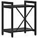 Libreria Rovere nero 40 x 30 x 48.5 cm Legno multistrato - Foto miniatura 7