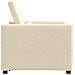 Divano Letto Singolo Crema 90 x 165 x 87 cm Tessuto - Foto miniatura 6
