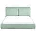 Letto Ad Acqua Velluto Bajonna 160 X 200 Cm Verde Menta - Foto miniatura 3