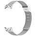 Cinturino In Metallo Compatibile Con Xiaomi Mi Band 8/9/10 - Design A Molla Silver - Foto miniatura 1