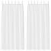 Tende con tende 2 pcs Bianco Poliestere - Foto miniatura 1
