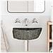 Lavabo a parete Grigio (30-37) x (25-30) x 12 cm - Foto miniatura 2
