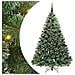Albero di Natale artificiale con 300 LED Verde 180 cm PE e PVC - Foto miniatura 1