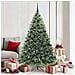 Albero di Natale artificiale con 300 LED Verde 180 cm PE e PVC - Foto miniatura 2