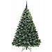 Albero di Natale artificiale con 300 LED Verde 180 cm PE e PVC - Foto miniatura 4