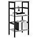 Libreria Grigio Sonoma 40 x 29,5 x 81 cm Legno multistrato - Foto miniatura 3