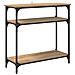 Tavolo consolle Rovere artigianale 75 x 29 x 75 cm - Foto miniatura 1