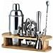KB-7582 Elegante set di utensili da bar con supporto in bambù - Foto miniatura 1