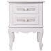 Comodino In Legno Con 2 Cassetti Bianchi 42x34x57. - Foto miniatura 4