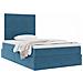 Letto con contenitore e materasso Blu Scuro 120 x 200 cm - Foto miniatura 3