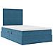 Letto con contenitore e materasso Blu Scuro 120 x 200 cm - Foto miniatura 5