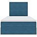 Letto con contenitore e materasso Blu Scuro 120 x 200 cm - Foto miniatura 7