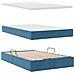Letto con contenitore e materasso Blu Scuro 120 x 200 cm - Foto miniatura 8