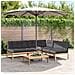 Set Divani Pallet Giardino 4pz Cuscini Legno Massello Acacia - Foto miniatura 2
