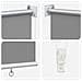 Voletta a rullo con protezione UV Grigio Chiaro 100 x 140 cm - Foto miniatura 5