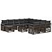 Set Divano da Giardino 13 pcs Grigio polyrattan - Foto miniatura 1