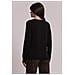 T-SHIRT MANICHE LUNGHE CON TRASPARENZA SU SPALLE - Colore: Nero - Taglia: L - Foto miniatura 2