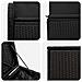 Set di divani 7 pz Nero Rattan sintetico e Acciaio - Foto miniatura 3
