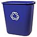 Cestino raccolta differenziata - con simbolo riciclo - blu - 27 l - 2956-06-BLU - Foto miniatura 1