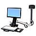 StyleView Sit-Stand Combo System With Small Black CPU Holder  - Foto miniatura 2