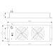 I-CASE FAN-2 - Gruppo di Ventilazione a Soffitto per Rack 19'' 2 Ventole Grigio - Foto miniatura 2
