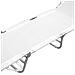 Lettino Prendisole da Giardino Sdraio in Alluminio Colore Bianco - Foto miniatura 5