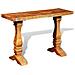 Tavolo Consolle In Legno Anticato Massello - Foto miniatura 7