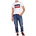 Sportswear Logo Graphic White T-shirt Uomo Taglia L - Foto miniatura 2