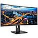 Monitor 34" LCD VA Curvo B Line 346B1C / 00 3440x1440 WQHD Tempo di Risposta 5 ms  - Foto miniatura 1