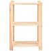 Scaffali A 3 Livelli 10 Pz 60x38x90 Cm Massello Pino Fsc 150 Kg - Foto miniatura 4