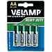 Pila Zinco Carbone, Stilo R6 Aa, 1,5v. Blister Di 4 Pile - Foto miniatura 1
