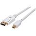 Cavo Mini Displayport Maschio A Displayport Maschio 4k 60hz 2m Bianco - Foto miniatura 1