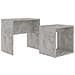 Set Tavolini da Salotto Grigio Cemento 48x30x45 cm Multistrato - Foto miniatura 2