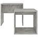 Set Tavolini da Salotto Grigio Cemento 48x30x45 cm Multistrato - Foto miniatura 4