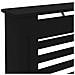 Copertura per Radiatore Nera 152x19x81,5 cm in MDF - Foto miniatura 3