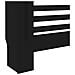 Copertura per Radiatore Nera 152x19x81,5 cm in MDF - Foto miniatura 5