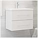 Mobile Lavabo Bianco 60x38,5x48 cm in Legno Multistrato - Foto miniatura 1