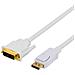 Displayport Per Cavo Monitor Dvi, 20 Pin Ha - Ha 1m, Bianco - Foto miniatura 1