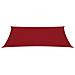 Parasole a Vela Oxford Rettangolare 3x6 m Rosso - Foto miniatura 2