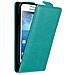 Custodia Compatibile Con Samsung Galaxy S4 Mini In Turchese Petrolio - Coperchio Protettivo In Design Flip Con Chiusura Magnetica - Foto miniatura 1
