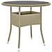 Set Mobili Da Pranzo Per Giardino 5 Pz In Polyrattan Beige - Foto miniatura 4