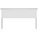 Tavolino Da Salotto Bianco 80x50,5x41,5 Cm Legno Multistrato - Foto miniatura 2