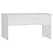 Tavolino Da Salotto Bianco 80x50,5x41,5 Cm Legno Multistrato - Foto miniatura 5