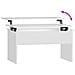 Tavolino Da Salotto Bianco 80x50,5x41,5 Cm Legno Multistrato - Foto miniatura 8