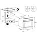 Forno Elettrico da Incasso FLM 6L N Capacità 65 L Multifunzione Ventilato Colore Nero - Foto miniatura 5